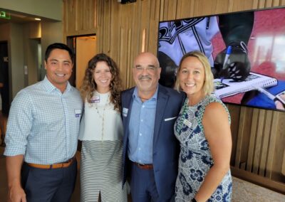 Diana Santangelo, Director of Thrive by Five (middle), with Ric Banciella (right of Diana) from Children's Florida Movement