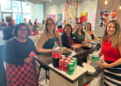 Thrive by Five members during the holiday party