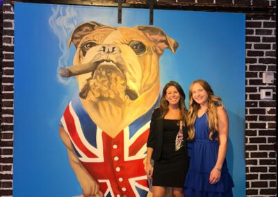Diana and friend Gina pose in Yeoman's Tampa