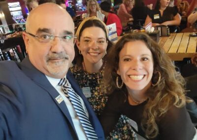 Diana Santangelo (Director of Thrive by Five), Makayla Buchanan (Florida Chamber Foundation), and Ric Baciella (Children's Movement Florida)