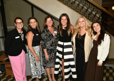 Community Foundation Tampa Bay employees, the organization Thrive by Five is an impact initiative of, pose with Diana Santaneglo (middle) the director of Thrive by Five.